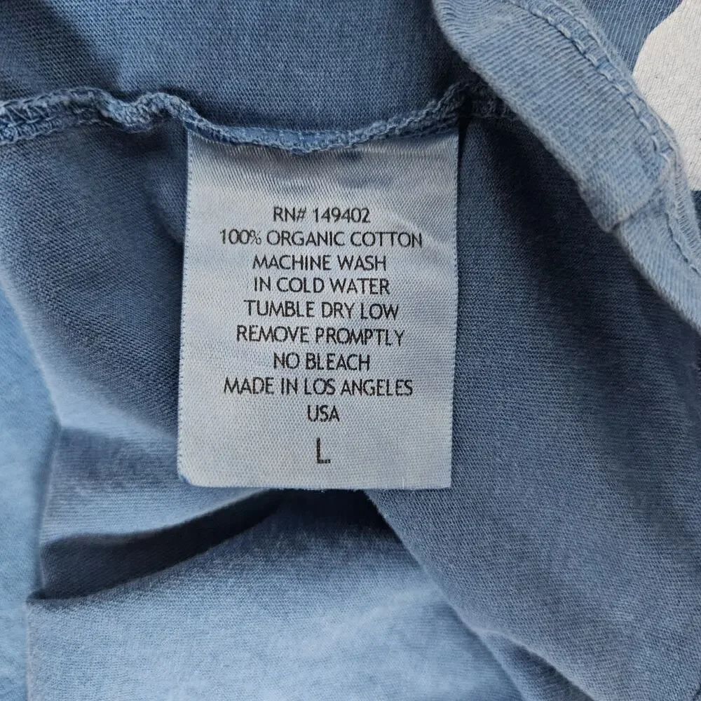 Gramicci Shirt Men's Large Blue T-Shirt I Climb Stuff Gorpcore Outdoors - Picture 6 of 6